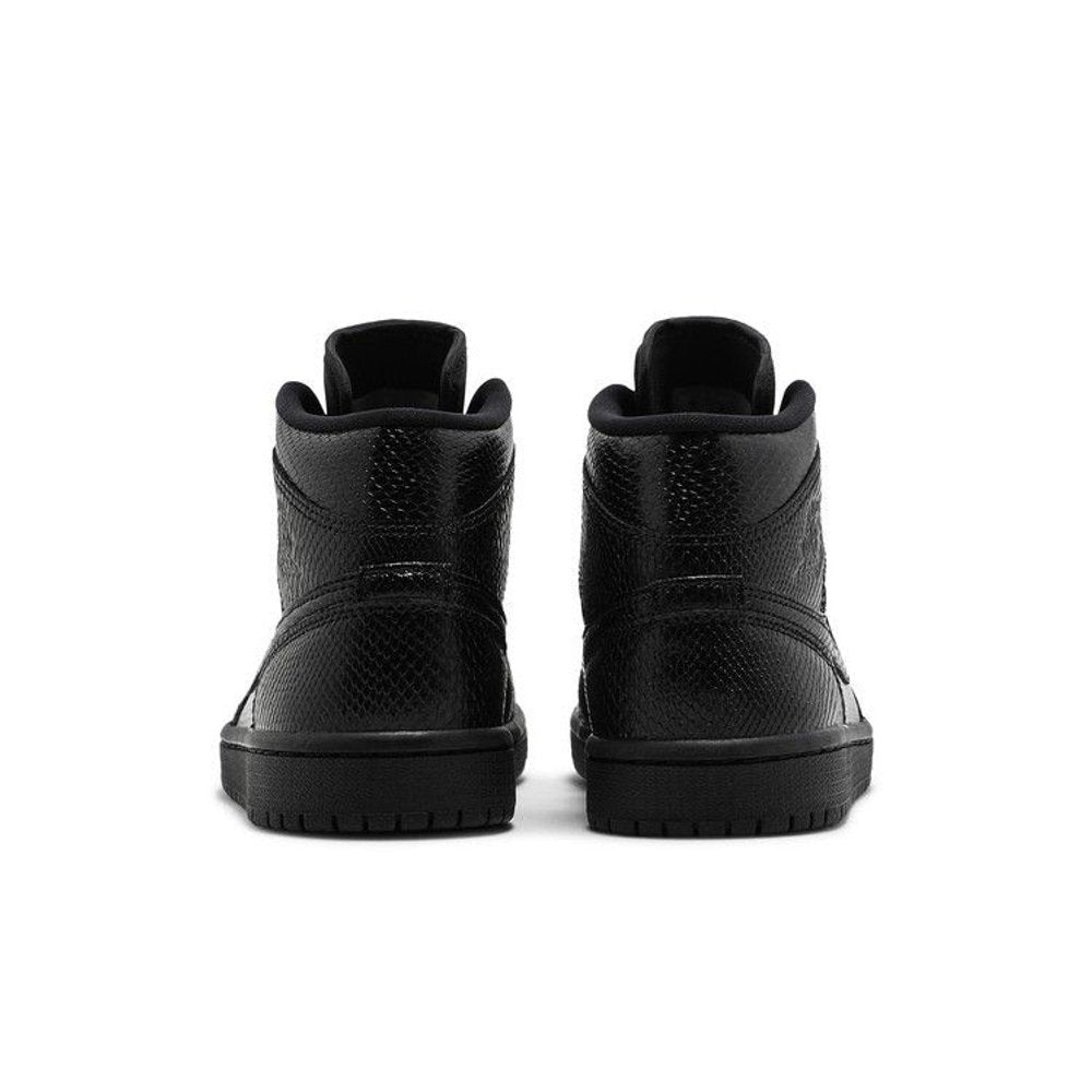 Jordan 1 Mid Black Snakeskin (W) – podrážka | Purekickz