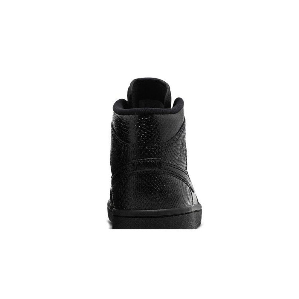 Jordan 1 Mid Black Snakeskin (W)