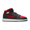 Jordan 1 Mid Black Summit White Varsity Red (GS) – hlavní pohled | Purekickz
