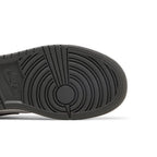 Jordan 1 Mid Black White Iron Grey (GS) – pohled shora | Purekickz
