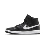 Jordan 1 Mid Black White (W) – hlavní pohled | Purekickz
