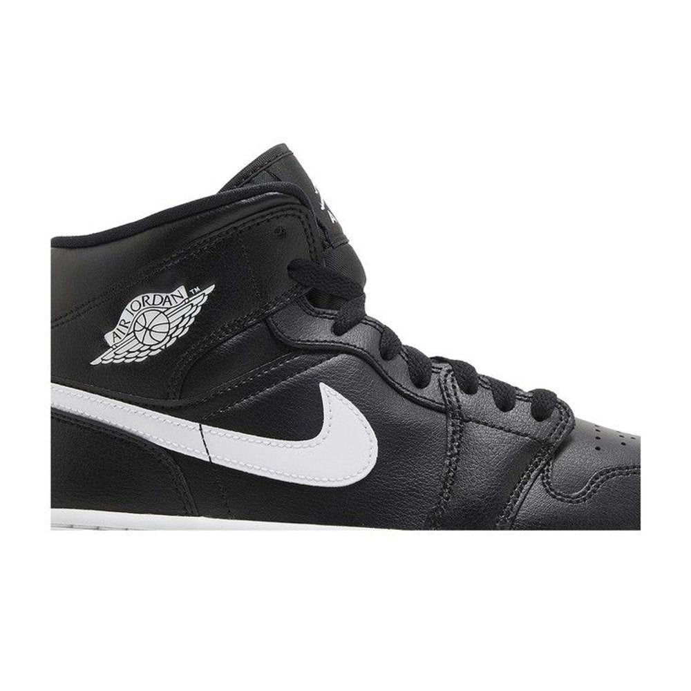 Jordan 1 Mid Black White (W)