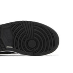 Jordan 1 Mid Black White (W) – pohled shora | Purekickz
