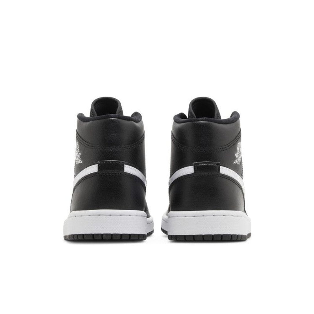 Jordan 1 Mid Black White (W)