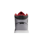 Jordan 1 Mid Bred Shadow – detail materiálu | Purekickz