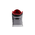 Jordan 1 Mid Bred Shadow (GS) – detail materiálu | Purekickz