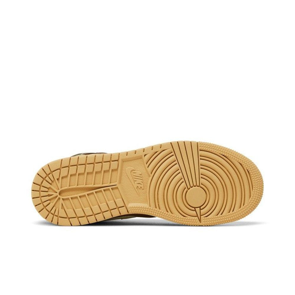 Jordan 1 Mid Cacao Wow (GS) – zadní pohled | Purekickz