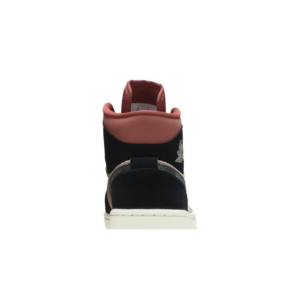 Jordan 1 Mid Canyon Rust – detail materiálu | Purekickz