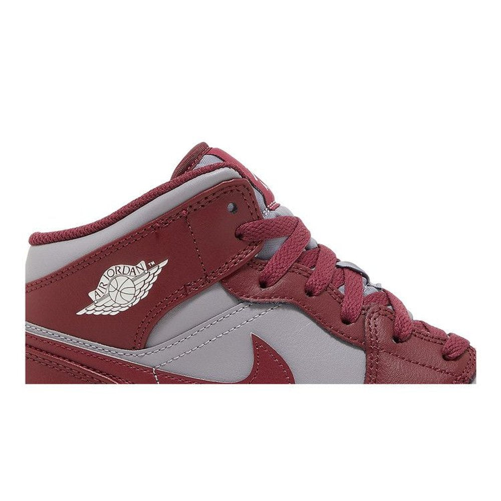 Jordan 1 Mid Cherrywood Red (GS) – detail | Purekickz