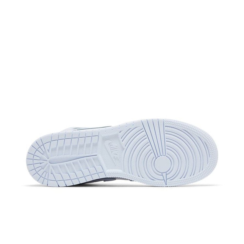 Jordan 1 Mid Cobalt Bliss (GS) – zadní pohled | Purekickz