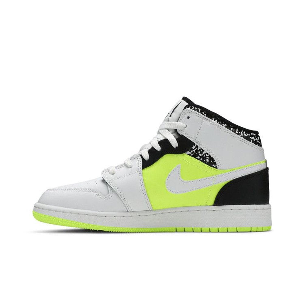 Jordan 1 Mid Composition Notebook (GS) – hlavní pohled | Purekickz