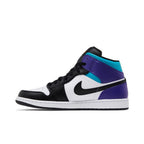 Jordan 1 Mid Court Purple Tropical Twist – hlavní pohled | Purekickz