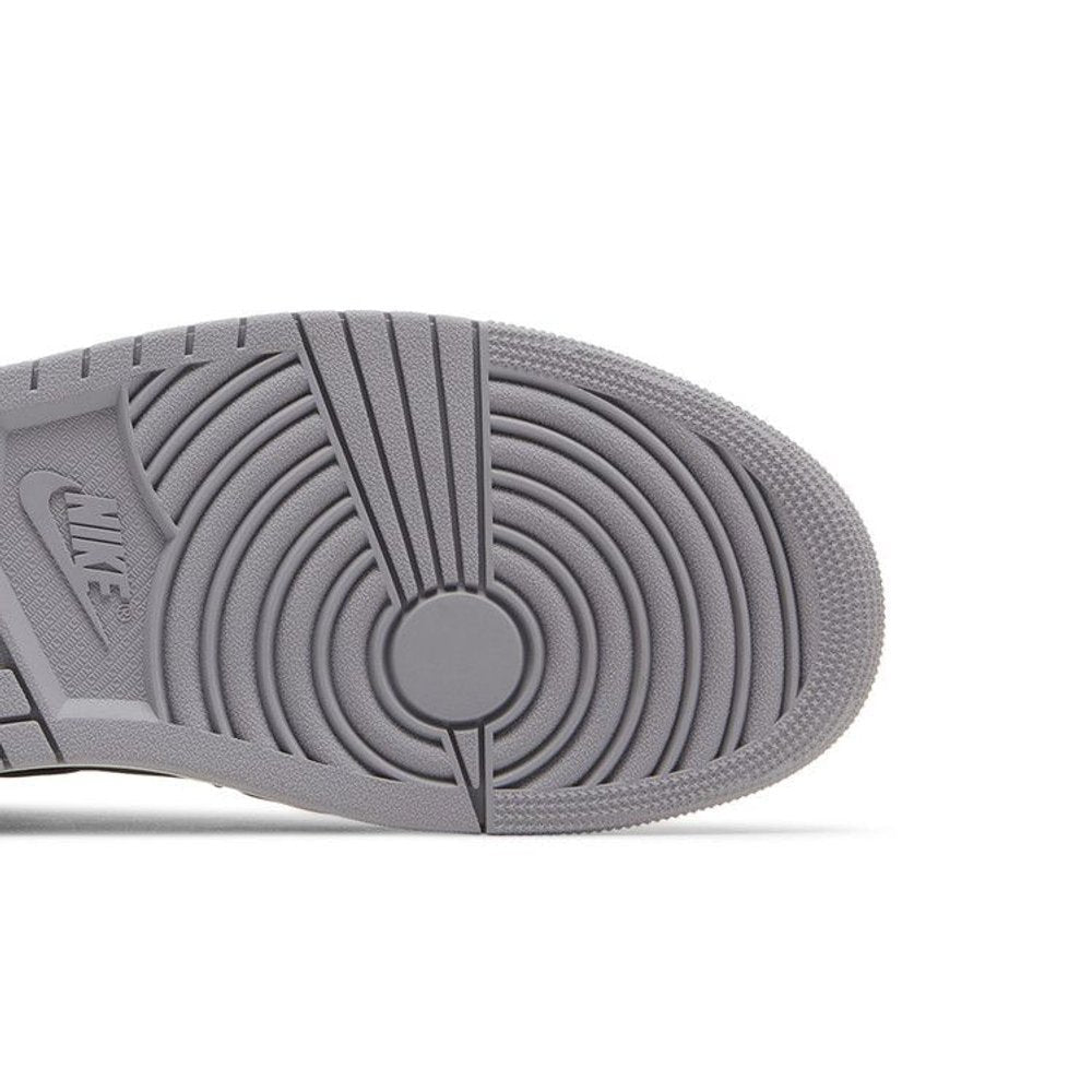 Jordan 1 Mid Craft Inside Out Black – pohled shora | Purekickz