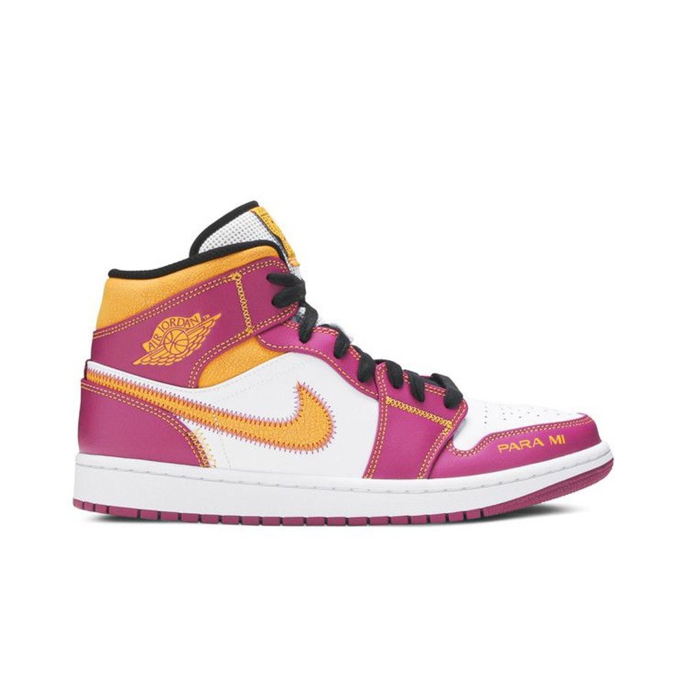 Jordan 1 Mid Dia de los Muertos – boční pohled | Purekickz
