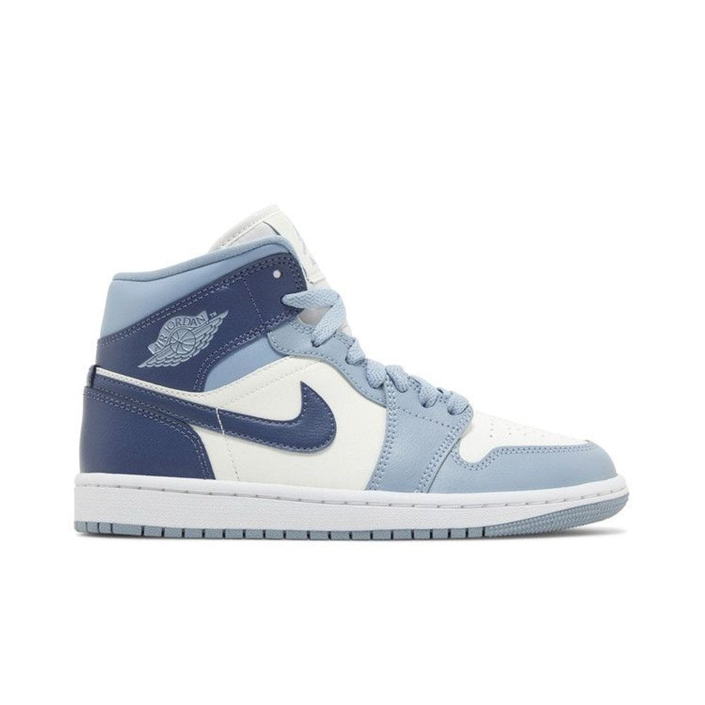 Jordan 1 Mid Diffused Blue – boční pohled | Purekickz
