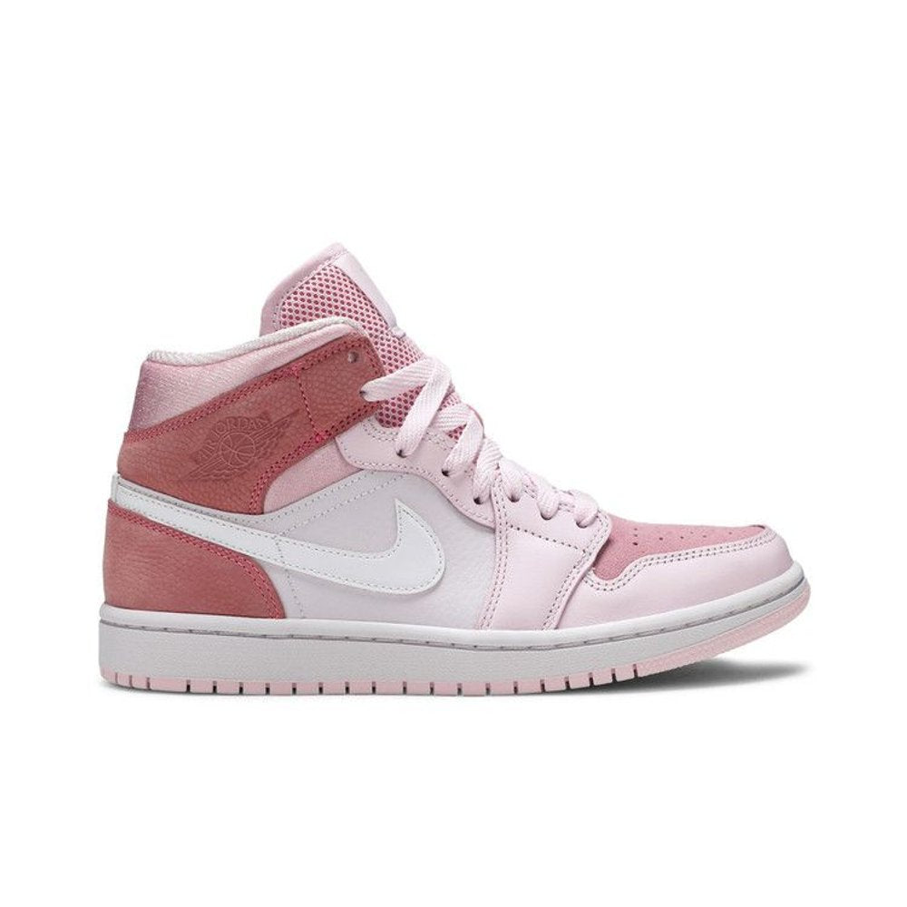 Jordan 1 Mid Digital Pink (W) – boční pohled | Purekickz