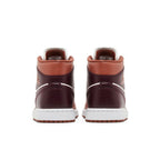 Jordan 1 Mid Dusty Peach Night Maroon (Women's) – podrážka | Purekickz
