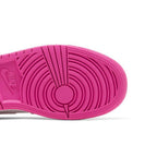 Jordan 1 Mid Fire Pink (GS) – pohled shora | Purekickz