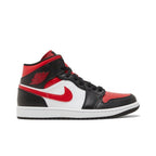 Jordan 1 Mid Fire Red – boční pohled | Purekickz