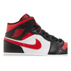Jordan 1 Mid Fire Red – detail | Purekickz