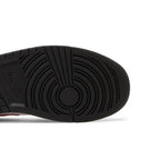 Jordan 1 Mid Fire Red – pohled shora | Purekickz