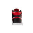 Jordan 1 Mid Fire Red – detail materiálu | Purekickz