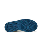 Jordan 1 Mid French Blue (W) – zadní pohled | Purekickz