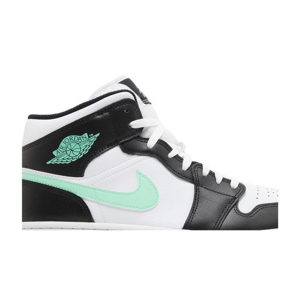 Jordan 1 Mid Green Glow – detail | Purekickz