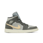 Jordan 1 Mid Grey Onyx – boční pohled | Purekickz