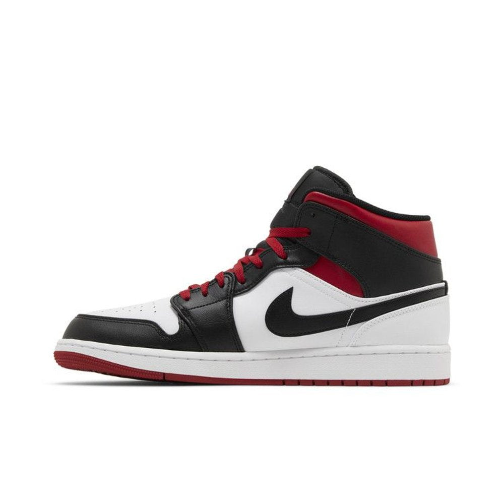 Jordan 1 Mid Gym Red Black Toe