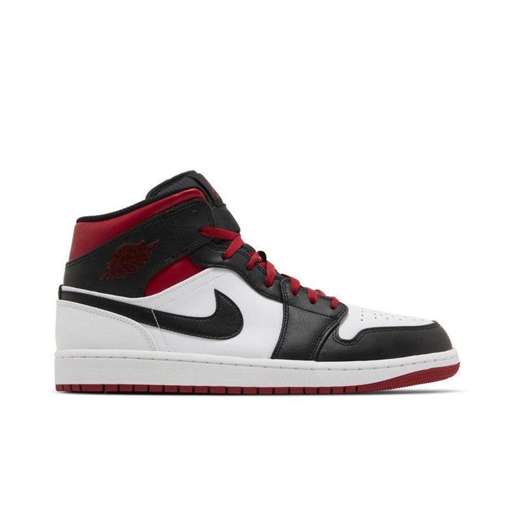 Jordan 1 Mid Gym Red Black Toe