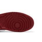 Jordan 1 Mid Gym Red Black Toe – pohled shora | Purekickz