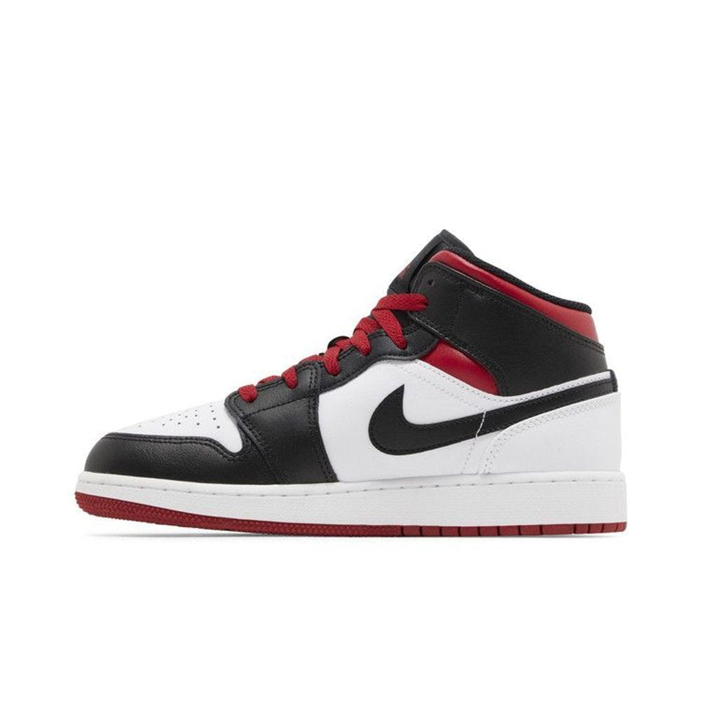 Jordan 1 Mid Gym Red Black Toe (GS)