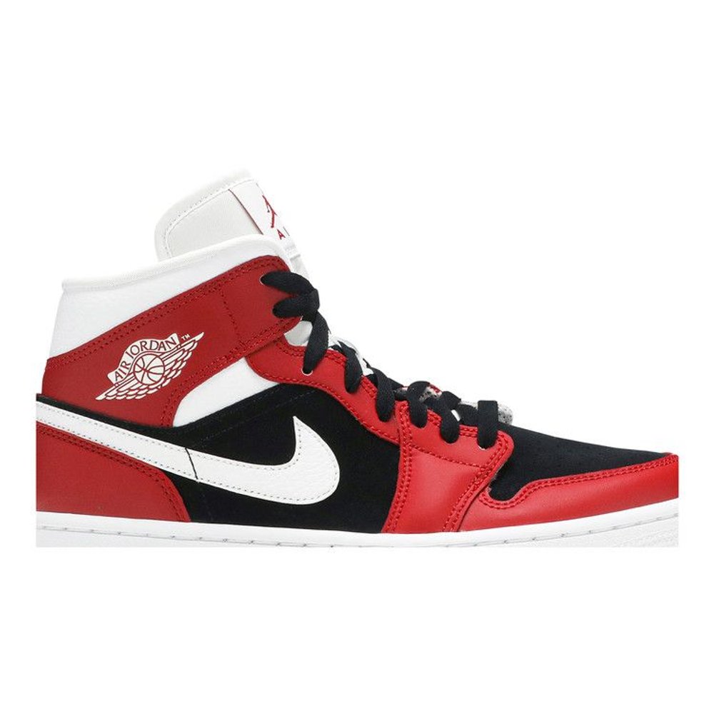 Jordan 1 Mid Gym Red Black (W) – detail | Purekickz