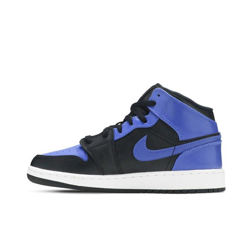 Jordan 1 Mid Hyper Royal (GS) – hlavní pohled | Purekickz