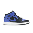 Jordan 1 Mid Hyper Royal (GS) – boční pohled | Purekickz