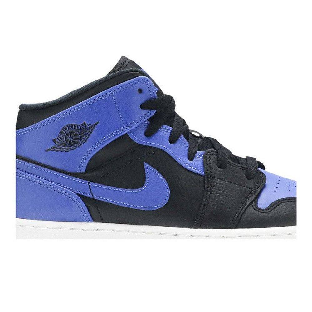 Jordan 1 Mid Hyper Royal (GS) – detail | Purekickz