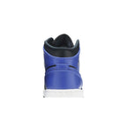 Jordan 1 Mid Hyper Royal (GS) – detail materiálu | Purekickz