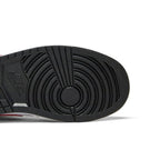 Jordan 1 Mid Light Curry Cardinal – pohled shora | Purekickz