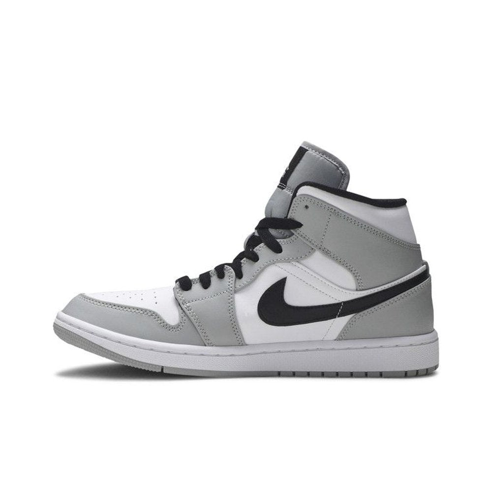 Jordan 1 Mid Light Smoke Grey Anthracite – hlavní pohled | Purekickz