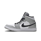 Jordan 1 Mid Light Smoke Grey Anthracite – hlavní pohled | Purekickz