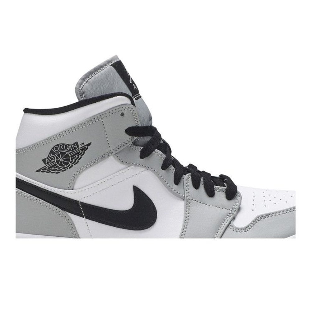 Jordan 1 Mid Light Smoke Grey Anthracite – detail | Purekickz