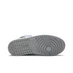 Jordan 1 Mid Light Smoke Grey Anthracite – zadní pohled | Purekickz