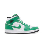 Jordan 1 Mid Lucky Green – boční pohled | Purekickz
