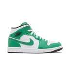 Jordan 1 Mid Lucky Green – boční pohled | Purekickz