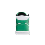 Jordan 1 Mid Lucky Green – detail materiálu | Purekickz