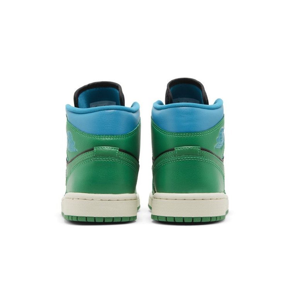 Jordan 1 Mid Lucky Green Aquatone (W)