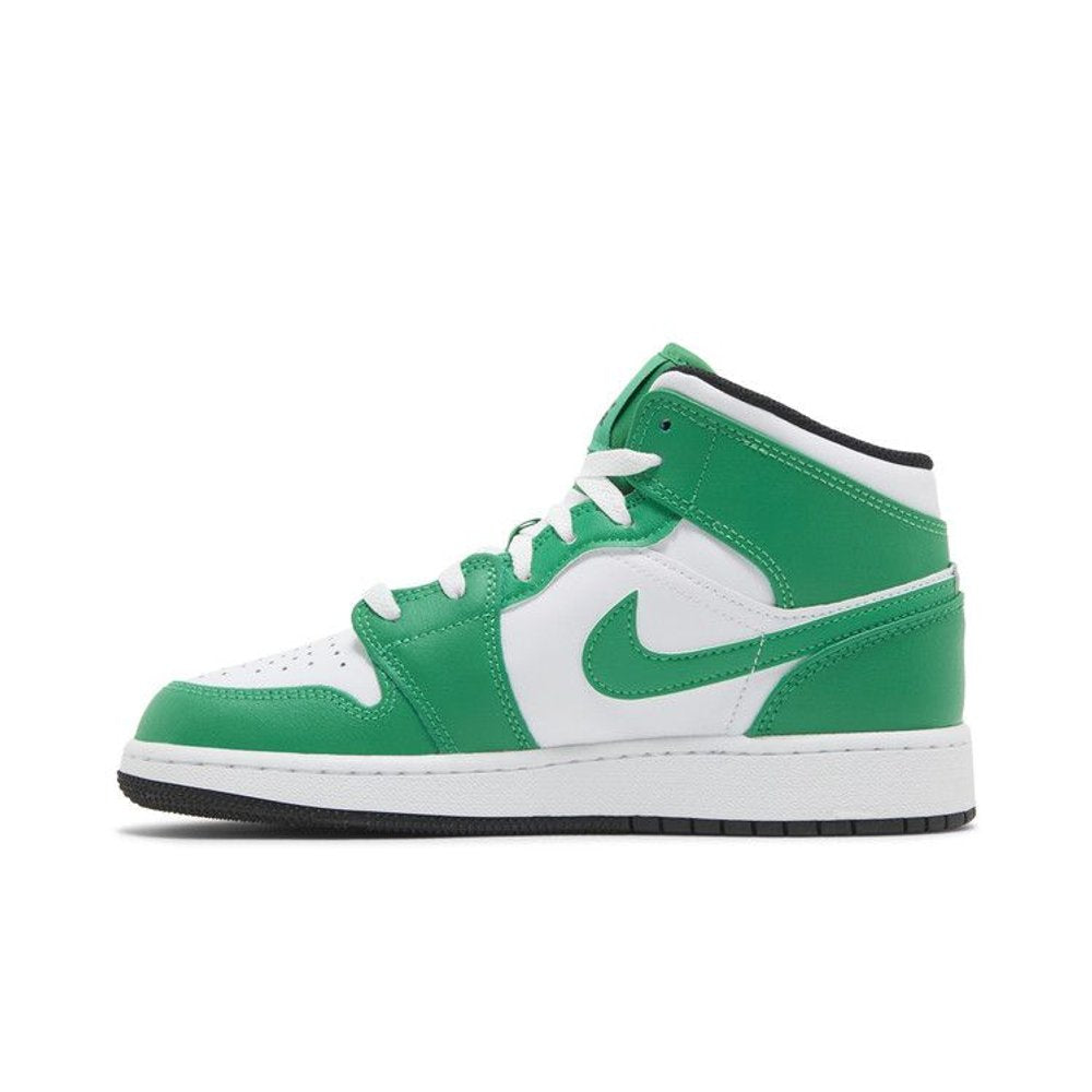 Jordan 1 Mid Lucky Green (GS) – hlavní pohled | Purekickz