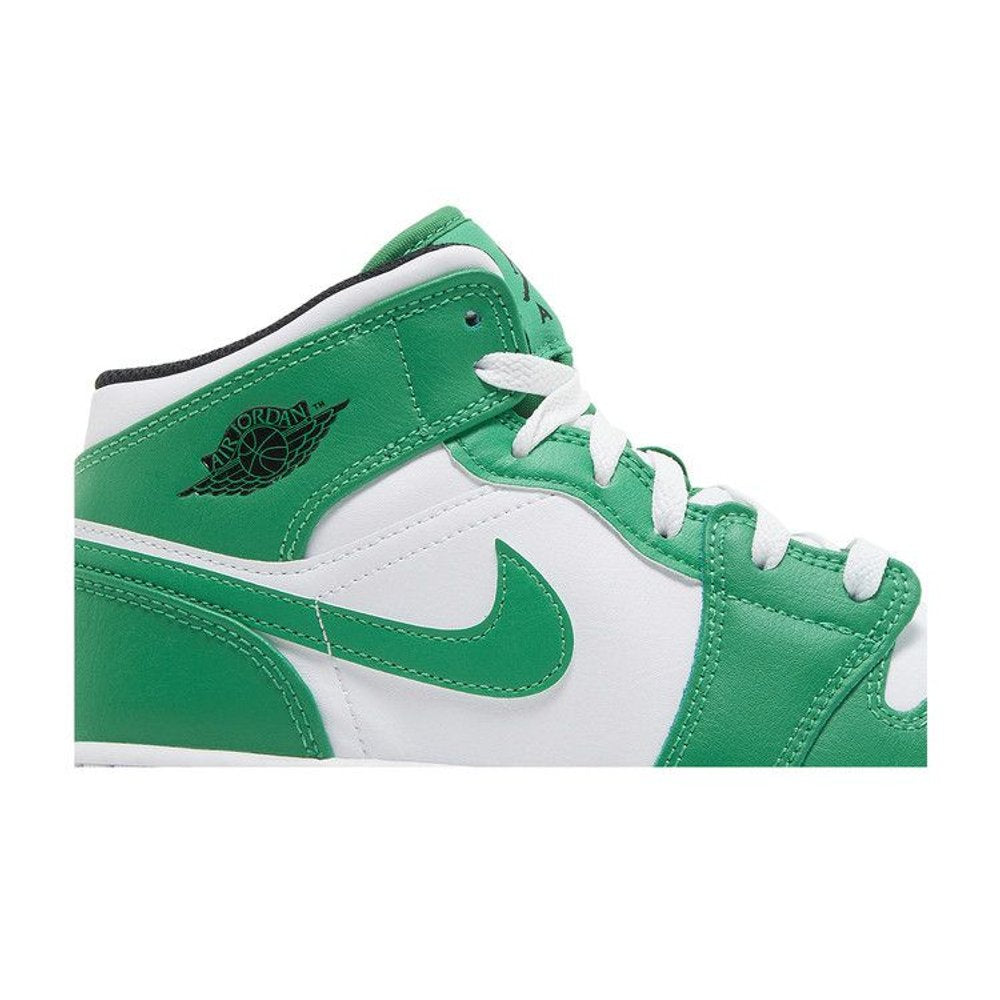 Jordan 1 Mid Lucky Green (GS)