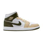 Jordan 1 Mid Military Drab (W) – boční pohled | Purekickz